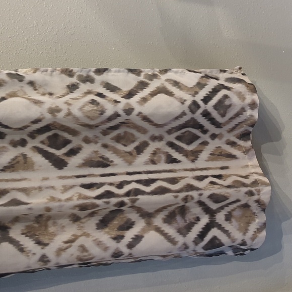 Wet Seal Y2K Pull On Maxi Skirt See Through Mini Lined Vintage Large Aztec Beach - Picture 2 of 8